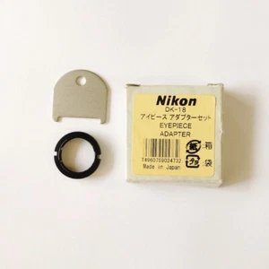 Nikon DK-18 Eyepiece Adapter for Df D850 D810 D800 D500 D6 D5 D4 F100 F90 F6 - Picture 1 of 9