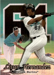 1999 Flair #83 Livan Hernandez Showcase Row 2 Excellent - Picture 1 of 2