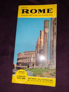 ROME ILLUSTRATED GUIDEBOOK, vintage 1960's 1970's, includes free shipping - Picture 1 of 5