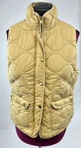 J Crew Quilted Signature Puffer Vest with PrimaLoft Size XL Cream Tan Beige - Picture 1 of 8