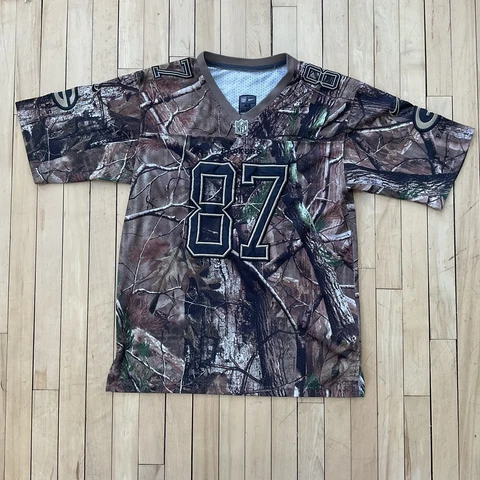 Nike On Field Men's NFL Packers Jordy Nelson Realtree Camouflage Jersey Size 40 Cover