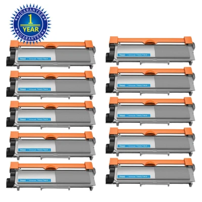 10 PK High-Yield TN660 Toner Compatible TN630 For Brother DCP-L2540DW Lots Black - Image 1 of 4