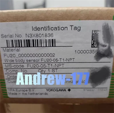 1pcs  NEW  YOKOGAWA  FU20-05-T1-NPT  PH electrode  DHL shipping - Image 1 of 3