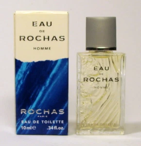 Eau de toilette eau Rochas homme 10 ml avec boîte, mini parfum - Imagen 1 de 1