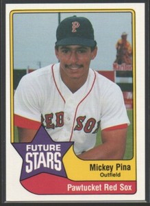 Mickey Pina 1989 Triple A All-Stars CMC #27 Pawtucket Red Sox Boston Red Sox  #2