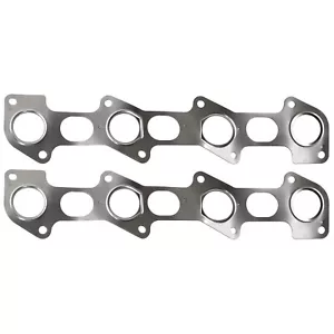 New Set Exhaust Manifold Gaskets for E350 Van E450 F250 Truck F350 F450 F550 - Picture 1 of 4