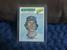 Rick Jones 1977 Topps ROOKIE Card #118. Mariners