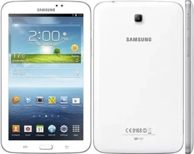 Samsung Galaxy Tab 3 Android Tablet White 7.0" Tab 8GB/1GB RAM UnlockedSM-T210 - Image 1 of 4
