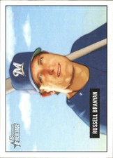 2005 Bowman Heritage Baseball #87 Russell Branyan Milwaukee Brewers