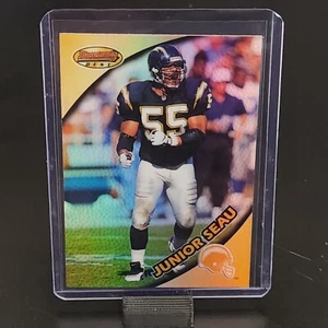Junior Seau San Refractor 1997 Bowman's Best #39 San Diego Chargers - Picture 1 of 4