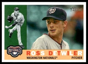 2009 Topps Heritage Ross Detwiler Washington Nationals #670 - Picture 1 of 2