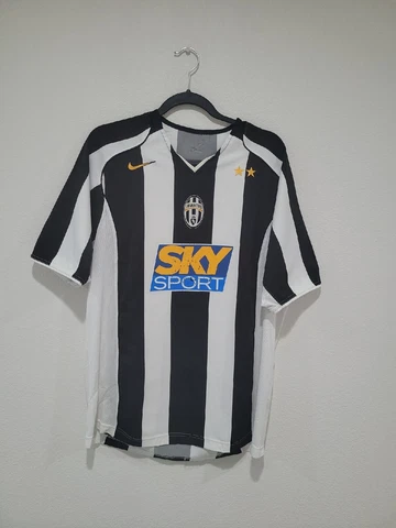 NIKE JUVENTUS SERIE A 2004 HOME ORIGINAL SOCCER JERSEY SHIRT SIZE L Cover