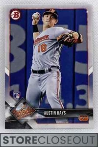 2018 Bowman #46 Austin Hays Rookie RC Baltimore Orioles - Picture 1 of 2