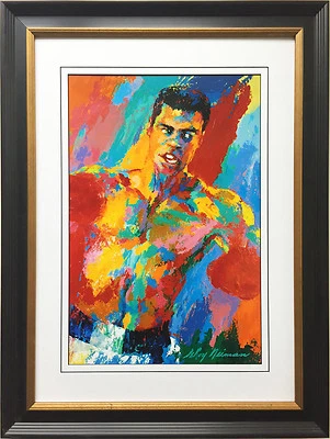LeRoy Neiman "Muhammad Ali 世纪运动员" 定制框架艺术平版画 — 第 1/4 张图片