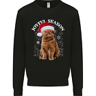 Joyful Season Christmas Funny Cat Xmas Kids Sweatshirt Jumper