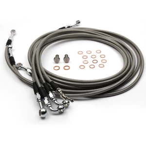 Cable de embrague de línea de freno de manillar de 14"-16" con ABS para Harley Touring 2014-2016 - Imagen 1 de 21