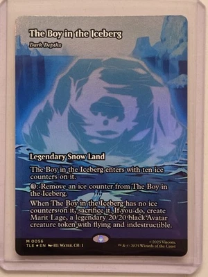 The Boy in the Iceberg/Dark Depths (Borderless) TLE Avatar - Foil - Image 1 of 3