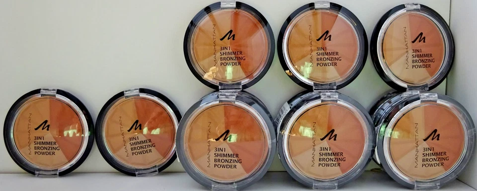Manhattan 3in1 Shimmer Bronzingpuder 001 Goldschimmer