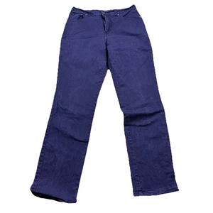 Basic Editions Classic Fit Straight Leg Denim Jeans Purple Size - Picture 1 of 3