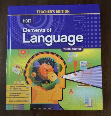 ELEMENTS OF LANGUAGE: THIRD COURSE, TEACHER EDITION By Odell Irvin - Hardcover - Image 1 of 4