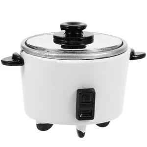 Tiny Rice Cooker Mini House Furniture Prop Electric Kitchen Decor - Picture 1 of 12