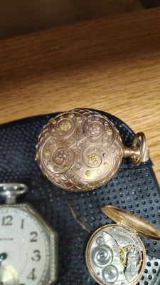 Elgin Pocket Watch Model 7 Grade 291, 17j, 16s, 1920, Functional - Image 1 of 4