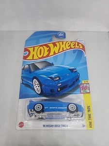 2024 Hot Wheels #211 HW: Gli anni 90 6/10 '96 NISSAN 180SX Tipo X Blu con WhiteLaceSp - Foto 1 di 4