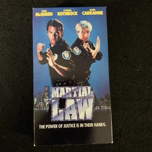 Martial Law 1991 VHS Video Cassette Tape Movie Action - Picture 1 of 12