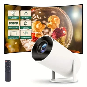 Rotundity Mini Projector Wi-Fi  Ready Large Screen Screen Mirror High Definition - Bild 1 von 5