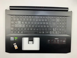 Palmrest Obergehäuse Tastatur (DE) Backlit AP326000500 für Acer Nitro 5 AN517-52 - Bild 1 von 6