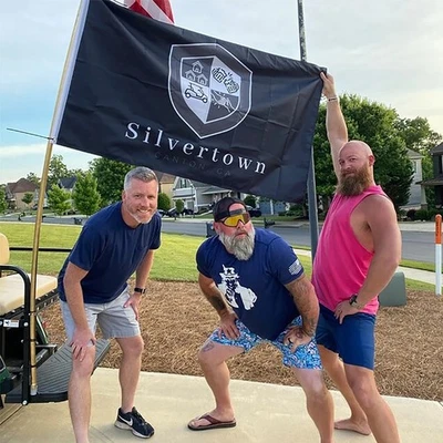 Custom Printed Flag Company Advertising Logo Sport Outdoor  Decoration Any Size - Image 1 of 4