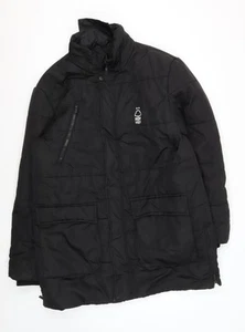Forest Men's Black Puffer Jacket L Winter Sports - Picture 1 of 12