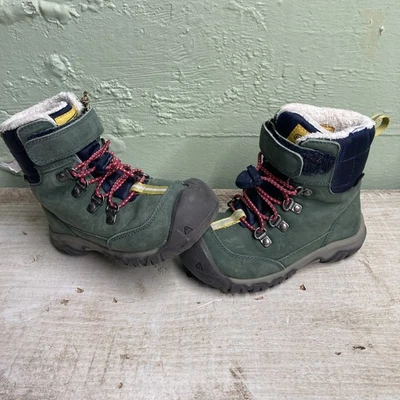 KEEN Kids Boots Repaired Size 9 1028085 KEEN Dry Waterproof Hiking - Image 1 of 4