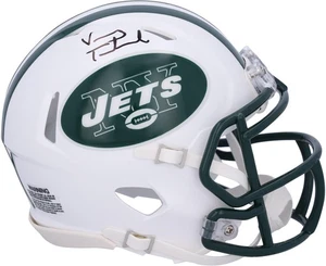 Vinny Testaverde New York Jets Autographed Throwback 1998-18 Speed Mini Helmet - Picture 1 of 3