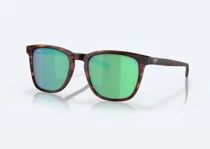 Costa Del Mar Sullivan Matte Tortoise / Green Mirror Polarized Glass 580G - Picture 1 of 13