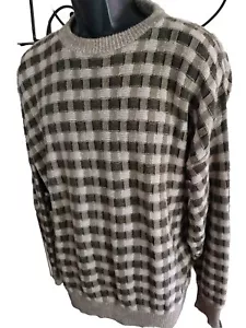 CAMISA WINDSOR COMPANY SUÉTER VINTAGE ALGODÓN TEJIDO CUELLO REDONDO XL - Imagen 1 de 4