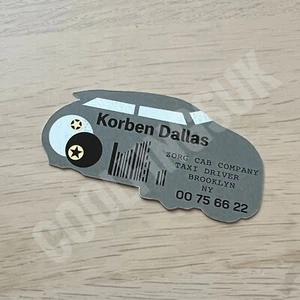 Korben Dallas Replica Prop Business Card Fifth Element Movie - Picture 1 of 4