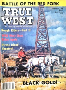 TRUE WEST Magazine November 1988 Rough Riders Pirate Island Wild West Show - Picture 1 of 4