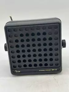iCom SP-5 externer Lautsprecher, 5 Watt, 4 Ohm, Halterung fehlt (gebraucht) - Bild 1 von 4