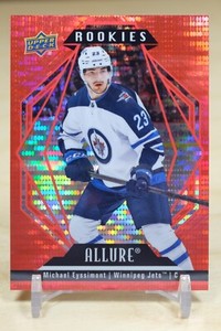 2022-23 Upper Deck Allure Red Rainbow Rookies #107 Michael Eyssimont - Winnipeg