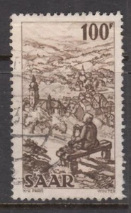 Saar - 100f Wiebelskirchen (Used) 1949 (CV $7) - Bild 1 von 1