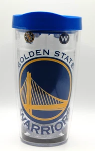 TRITAN Hot Cold Travel Tumbler Cup Lid GOLDEN STATE WARRIORS NBA 16oz - Picture 1 of 7