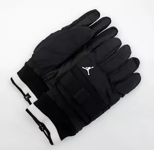 Guantes aislantes Nike Jordan para hombre grandes negros/vela clima frío - Imagen 1 de 8