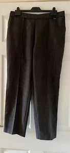 M&S ~ pantalón a cuadros gris a medida ~ talla 14 corto - Imagen 1 de 3