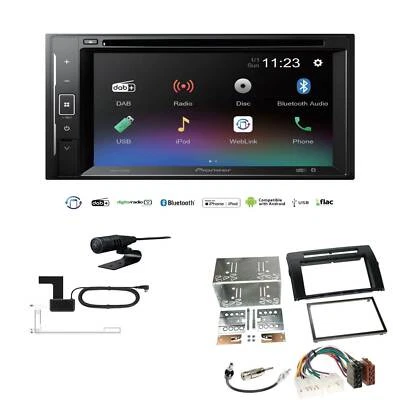 Pioneer Autoradio Bluetooth DAB USB DVD für Toyota Corolla Verso schwarz - Bild 1 von 4