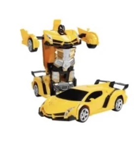 Remote control transformer car-YELLOW. Ages 8 & up. - Picture 1 of 1