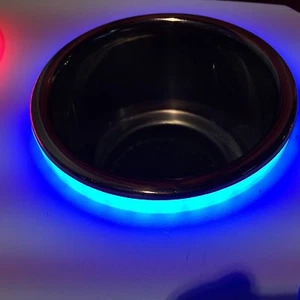 LED Cup Holder light Ring for Boats/RV - 2pc for stainless steel boat cup holder - Picture 1 of 7
