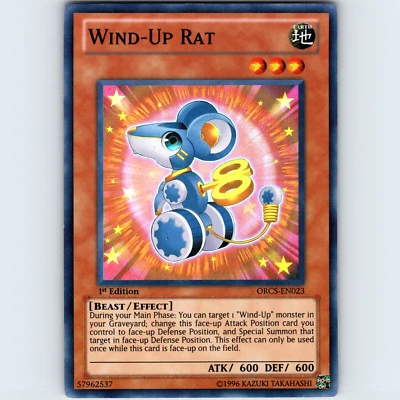 Yugioh Wind-Up Rat ORCS-EN023 1st Edition Super Rare Holo - NM - Image 1 of 2