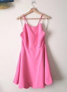 Lulus Sultry Moments Plunge V Neck Sleeveless Mini Dress Blush Pink, Medium - Picture 1 of 6