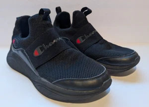 Men's Champion Athletic Shoes Legacy Lo Size 10 Black Slide On - Picture 1 of 9